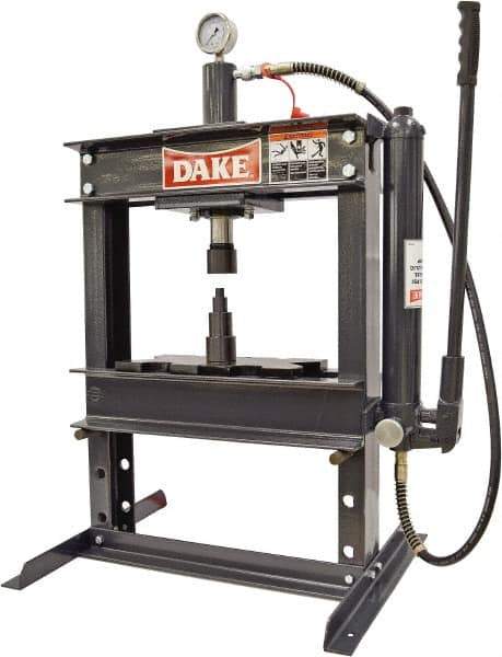 Dake - 10 Ton Hydraulic Shop Press - 6 Inch Stroke - Best Tool & Supply