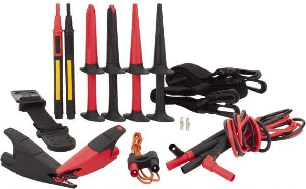 Fluke - 8 Piece, Test Lead Set - 600 Volt Max - Best Tool & Supply