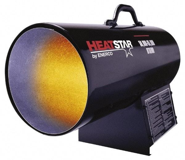 Heatstar - 50,000 to 85,000 BTU Rating, Propane Forced Air Heater - 2,000 Sq Ft Max Heating Area, 20 Lb Capacity, Fuel with Propane - Best Tool & Supply