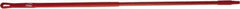 Vikan - 52 x 1" Aluminum Squeegee Handle - European Threaded Connection, Red - Best Tool & Supply