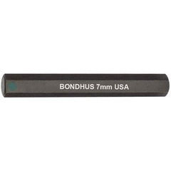 Bondhus - 7mm Hex Drive Bit - Best Tool & Supply