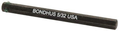 Bondhus - 5/32" Hex Drive Bit - 2" OAL - Best Tool & Supply