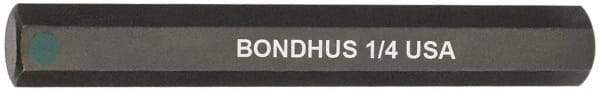 Bondhus - 1/4" Hex Drive Bit - 2" OAL - Best Tool & Supply