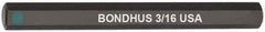 Bondhus - 3/16" Hex Drive Bit - 2" OAL - Best Tool & Supply