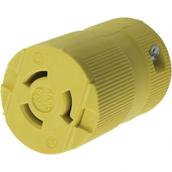 Hubbell Wiring Device-Kellems - 250V 15A NEMA L6-15R Industrial Twist Lock Connector - Best Tool & Supply