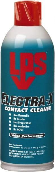 LPS - 12 Ounce Aerosol Contact Cleaner - 9,000 Volt Dielectric Strength, Nonflammable - Best Tool & Supply