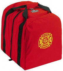 Ergodyne - 0 Pocket, 5400 Cubic Inch, 1000D Nylon Empty Gear Bag - 18 Inch Wide x 15 Inch Deep x 20 Inch High, Red, Fire and Rescue Logo, Model No. 5063 - Best Tool & Supply