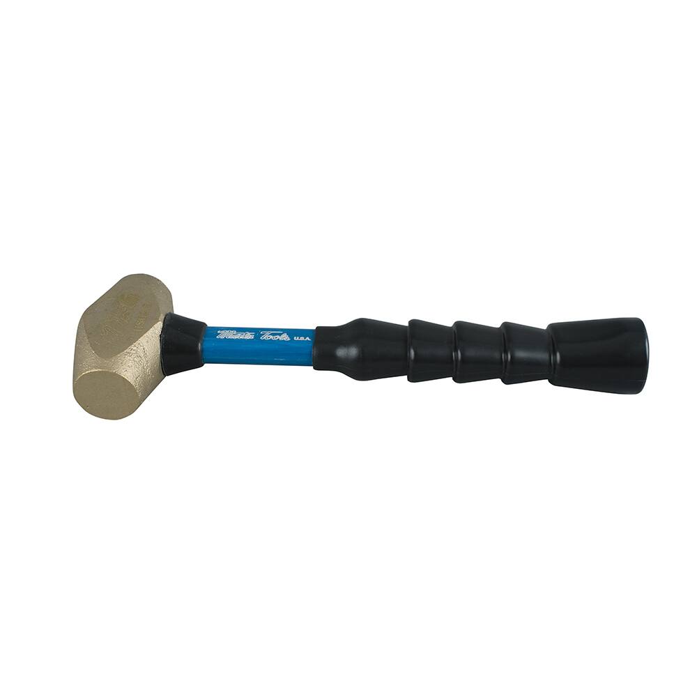 Martin Tools - Non-Marring Hammers; Head Type: Double End ; Head Material: Brass ; Handle Material: Fiberglass w/Rubber Grip ; Head Weight Range: 1 - 2.9 lbs. ; Face Diameter Range: 1" - Exact Industrial Supply