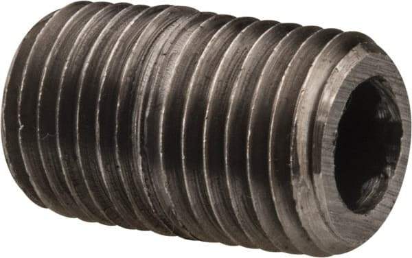 Value Collection - Schedule 80, 1/4" Diam Black Pipe Nipple - Threaded - Best Tool & Supply