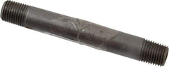 Value Collection - Schedule 80, 1/4" Diam x 4" Long Black Pipe Nipple - Threaded - Best Tool & Supply