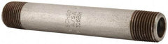 Value Collection - Schedule 80, 3/8" Diam x 4" Long Black Pipe Nipple - Threaded - Best Tool & Supply