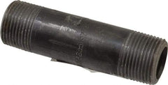 Value Collection - Schedule 80, 3/4" Diam x 3-1/2" Long Black Pipe Nipple - Threaded - Best Tool & Supply