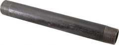 Value Collection - Schedule 80, 1" Diam x 10" Long Black Pipe Nipple - Threaded - Best Tool & Supply