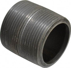 Value Collection - Schedule 80, 1-1/2" Diam Black Pipe Nipple - Threaded - Best Tool & Supply