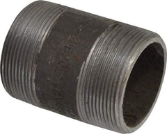 Value Collection - Schedule 80, 2" Diam x 3" Long Black Pipe Nipple - Threaded - Best Tool & Supply