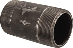 Value Collection - Schedule 80, 2" Diam x 4" Long Black Pipe Nipple - Threaded - Best Tool & Supply