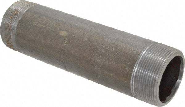 Value Collection - Schedule 80, 2" Diam x 8" Long Black Pipe Nipple - Threaded - Best Tool & Supply