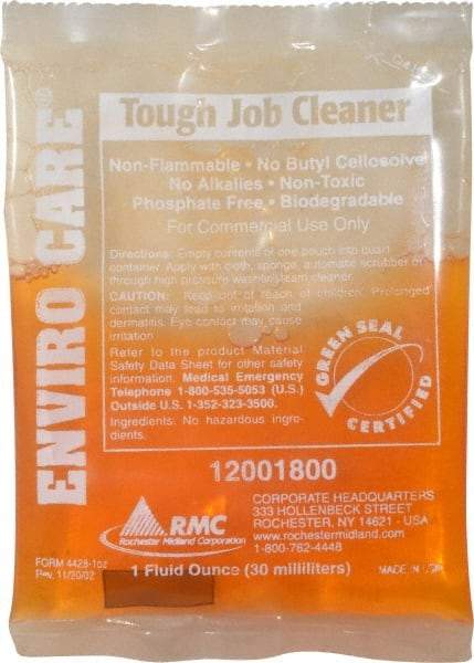 Rochester Midland Corporation - 1 oz Packet Cleaner/Degreaser - Liquid, Concentrated, Low Odor - Best Tool & Supply