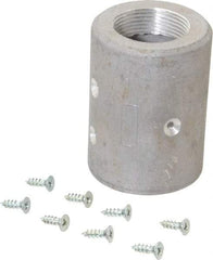 EVER-TITE Coupling Products - 1-1/4" Thread Sandblasting Nozzle Holder - 1-1/4" ID x 2-5/32" OD Hose, Aluminium - Best Tool & Supply