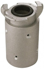 EVER-TITE Coupling Products - 1-1/2" ID x 2-3/8" OD Sandblaster Hose End - Aluminum, Rated to 100 PSI - Best Tool & Supply