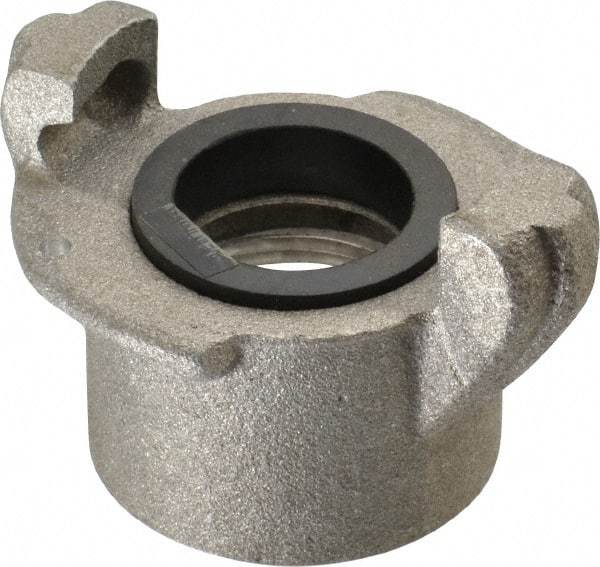 EVER-TITE Coupling Products - 1-1/4" NPT Sandblaster Adapter - Aluminum, Rated to 100 PSI - Best Tool & Supply