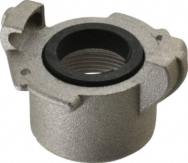 EVER-TITE Coupling Products - 1-1/2" NPT Sandblaster Adapter - Aluminum, Rated to 100 PSI - Best Tool & Supply