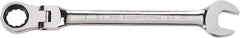 GearWrench - 11/16" 12 Point Flexhead Combination Wrench - Chrome Vanadium Steel, Full Polish Finish - Best Tool & Supply