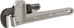 Proto - 10" Aluminum Straight Pipe Wrench - 6" Pipe Capacity - Best Tool & Supply