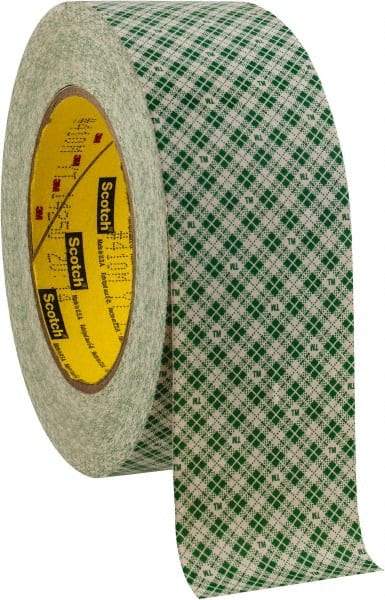 3M - 2" x 36 Yd Rubber Adhesive Double Sided Tape - 5 mil Thick, Paper Liner, Series 410M - Best Tool & Supply