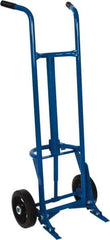 PRO-SOURCE - 1,000 Lb Load Capacity, 55 Gal Drum Hand Truck - 23-3/4" Wide x 61" High, 2 Wheels - Best Tool & Supply