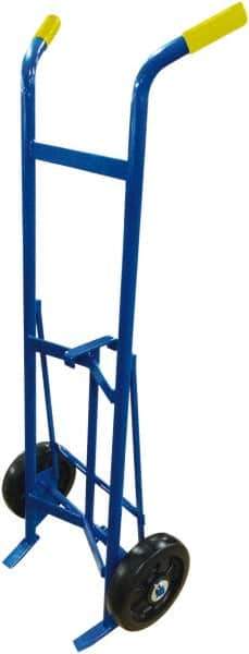 PRO-SOURCE - 1,000 Lb Load Capacity, 30 & 55 Gal Drum Hand Truck - 25-1/2" Wide x 61" High, 2 Steel Wheels - Best Tool & Supply