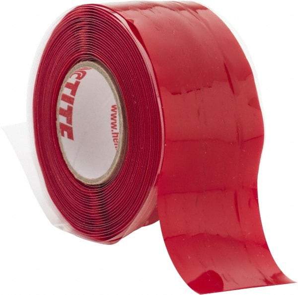 Loctite - 1" x 10', Red Silicone Electrical Tape - 0.5 mil Thick, 400 V/mil Dielectric Strength - Best Tool & Supply