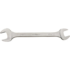 Martin Tools - Open End Wrenches; Wrench Type: Open End Wrench ; Tool Type: Dbl Open End Wrench ; Size (Inch): 11/16 x 7/8 ; Finish/Coating: Chrome ; Head Type: Open End ; Overall Length (Inch): 8-1/2 - Exact Industrial Supply