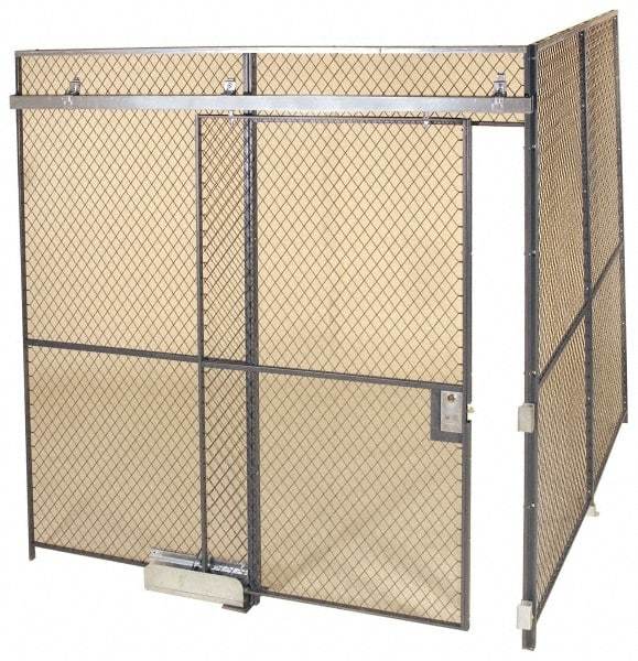 Folding Guard - 20' Long x 20" Wide, Woven Wire Room Kit - 2 Walls - Best Tool & Supply