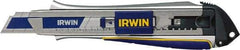 Irwin - Snap Utility Knife - Silver & Blue Handle - Best Tool & Supply