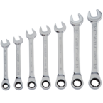 STANLEY® 7 Piece Metric Ratcheting Combination Wrench Set – 12 Point - Best Tool & Supply