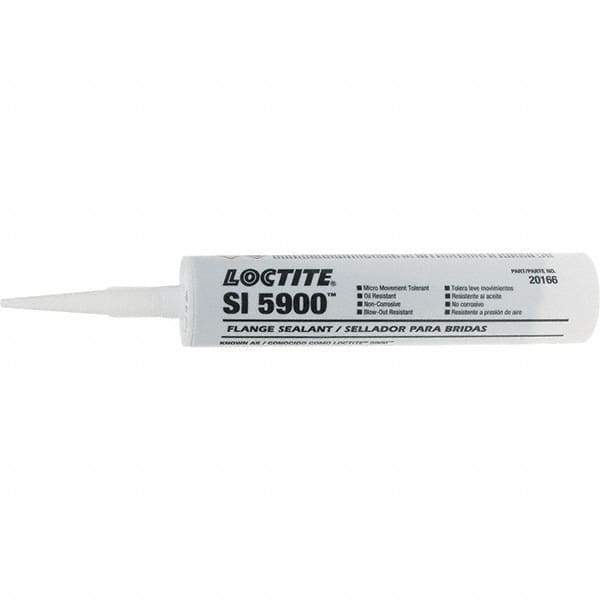 Loctite - 300 mL Cartridge Black Silicone Sealant - 5900 300ML EN LOCTITE RTV FLX FLNGESLNT - Best Tool & Supply