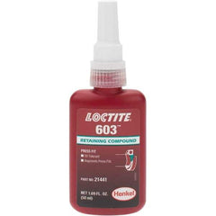 Loctite - Threadlockers & Retaining Compounds - 603 50ML BOTTLE LOCTITE RETAINNG COMPOUND - Best Tool & Supply