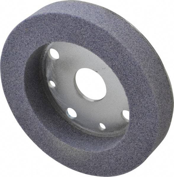 Norton - 6" Diam, 1-1/4" Hole Size, 1" Overall Thickness, 46 Grit, Type 2 Tool & Cutter Grinding Wheel - Coarse Grade, Aluminum Oxide, K Hardness, Vitrified Bond, 3,600 RPM - Best Tool & Supply