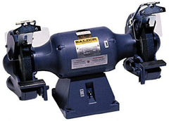 Baldor - 8" Wheel Diam x 1" Wheel Width, 3/4 hp Grinder - 3/4" Arbor Hole Diam, 3 Phase, 3,600 Max RPM, 208/230/460 Volts - Best Tool & Supply