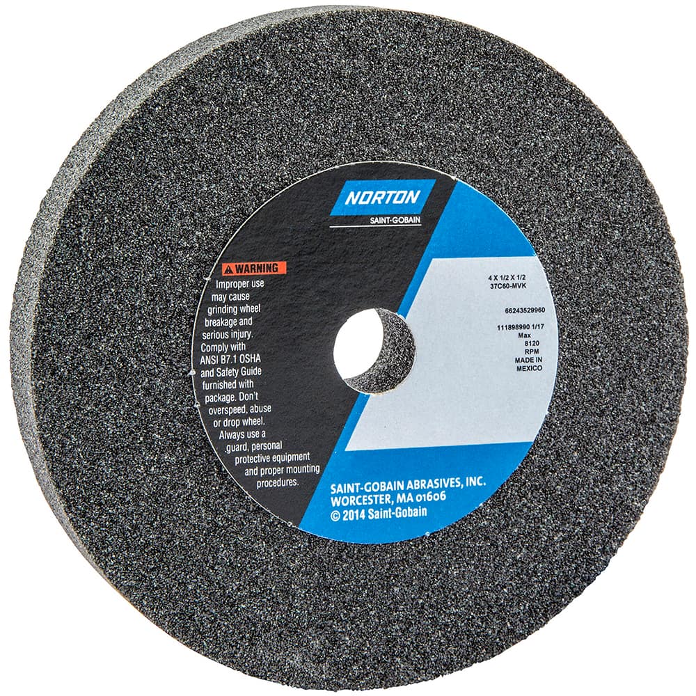 Norton - Surface Grinding Wheels Wheel Diameter (Decimal Inch): 4 Wheel Diameter (Inch): 4 - Best Tool & Supply