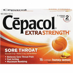 Cepacol - Honey Lemon Flavor Cough Drop Lozenges - Sore Throat Relief - Best Tool & Supply