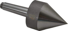 Riten - MT4 Taper Shank, Live Center - 3-1/2" Point Diam, 4-15/16" Point Len, 1,500 Lb Max Workpc, Pipe Nose Point - Best Tool & Supply