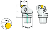 C3-CRSNR-22040-09ID Capto® and SL Turning Holder - Best Tool & Supply