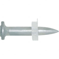 Powder Actuated Pins & Threaded Studs; Type: Drive Pin; Shank Length (mm): 16.000; Shank Diameter (mm): 16.000; Head Diameter (mm): 8.000; Material: Steel; Thread Length (Inch): 0; Finish/Coating: Zinc; Material Application: Concrete/Steel