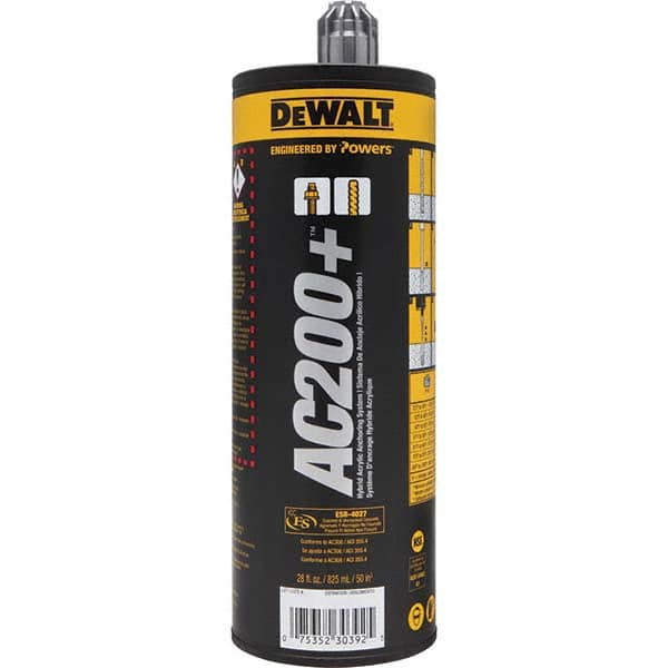 DeWALT Anchors & Fasteners - Anchoring Adhesives Adhesive Material: Acrylic Volume (fl. oz.): 28.00 - Best Tool & Supply