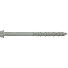 1/4″ Diam, 4 Length Under Head, Hex Drive Concrete Screw & Masonry Fastener Stainless Steel, StalGard Finish