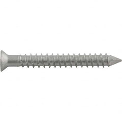 DeWALT Anchors & Fasteners - #14" Diam, 2-3/4 Overall Length, Phillips Drive Concrete Screw & Masonry Fastener - Exact Industrial Supply