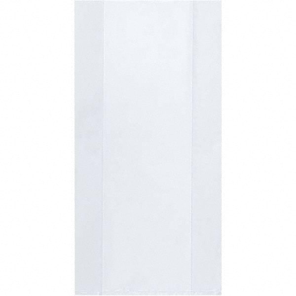 Value Collection - Pack of (500), 10 x 24", 3 mil Gusseted Poly Bags - Best Tool & Supply