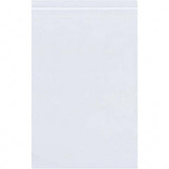 Value Collection - Pack of (500), 8 x 18" 8 mil Reclosable Poly Bags - Best Tool & Supply